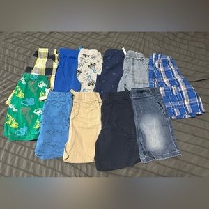 11 pairs of boys 4T shorts.